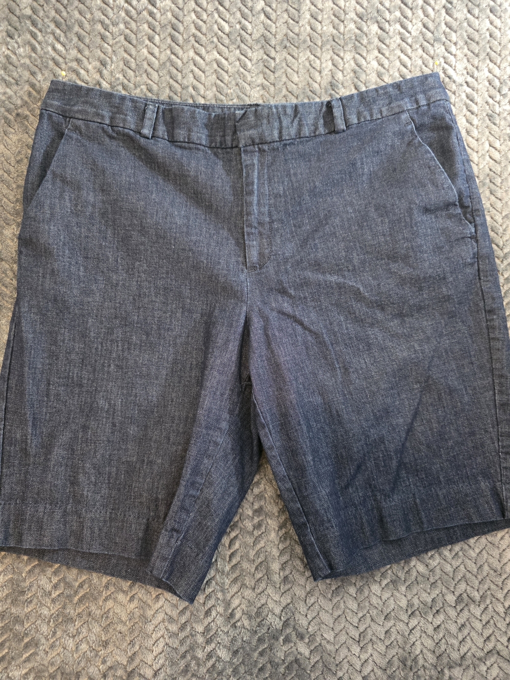 Banana Republic Women's Chambray Bermuda Shorts in Indigo